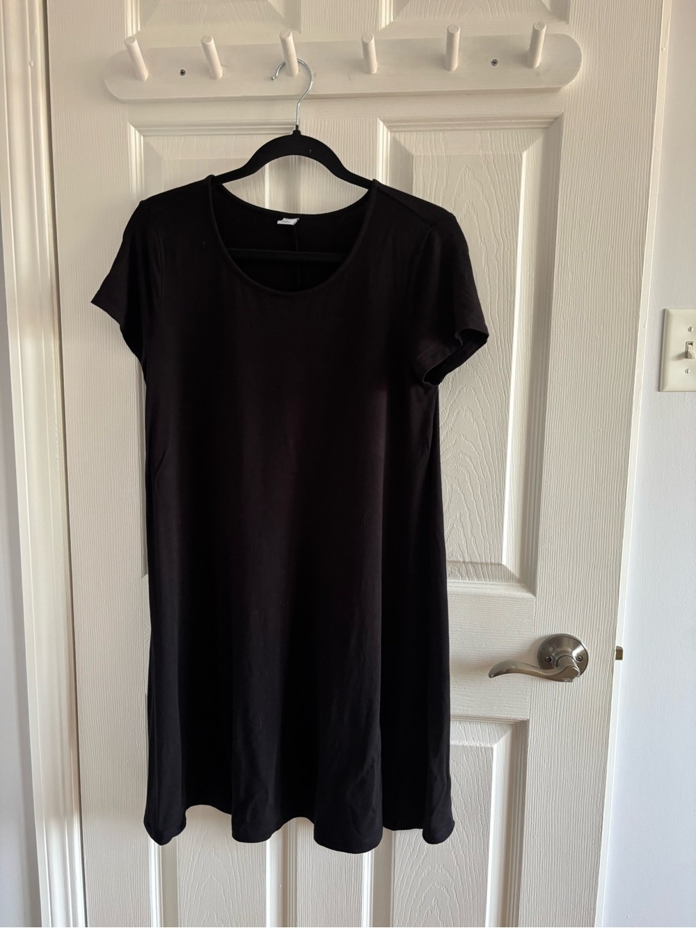 Old Navy Black Scoop Neck SWING Dress